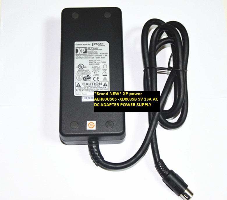 *Brand NEW*AEH80US05 -XD0035B XP power 5V 13A AC DC ADAPTER POWER SUPPLY - Click Image to Close